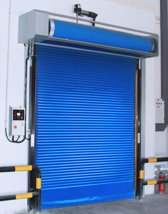 Freezer rolling door